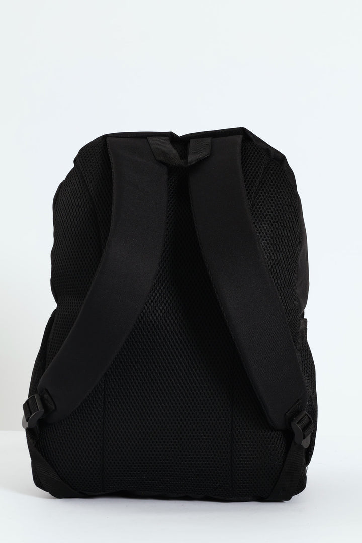 HD Triangle Print Backpack - Black