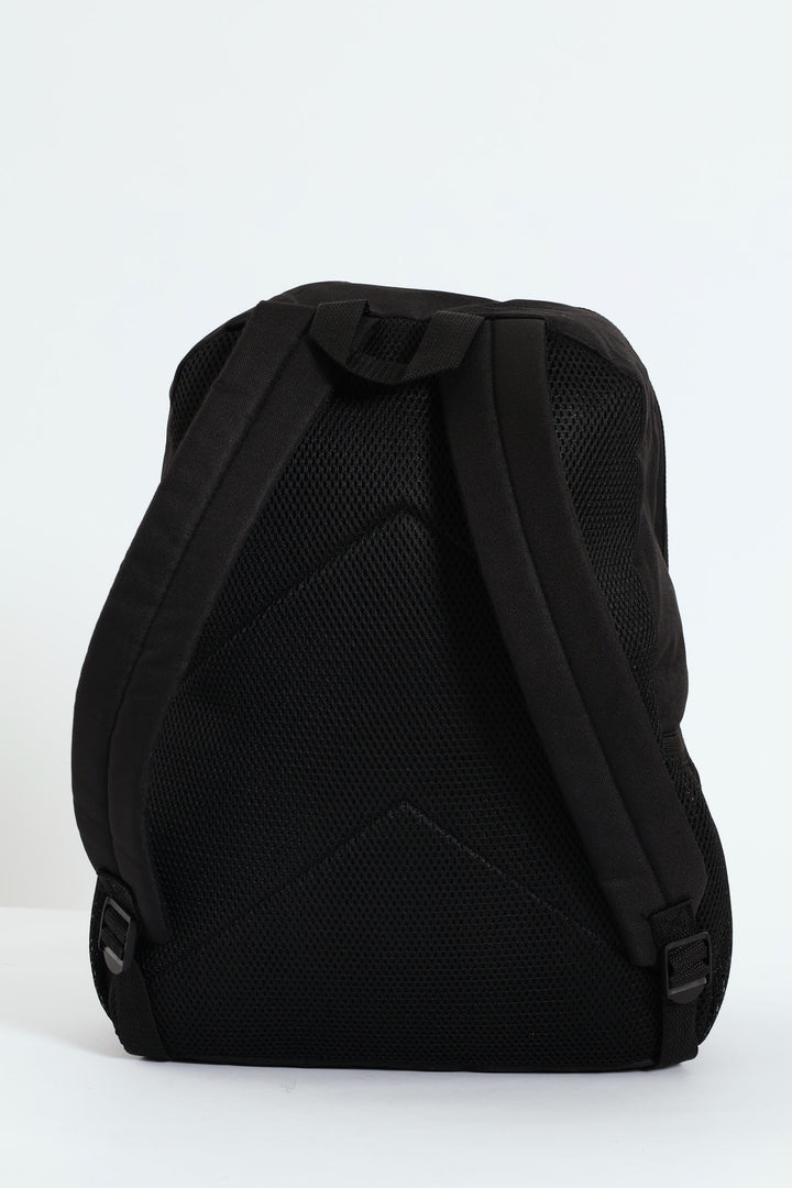 Front Stripe Backpack - Black