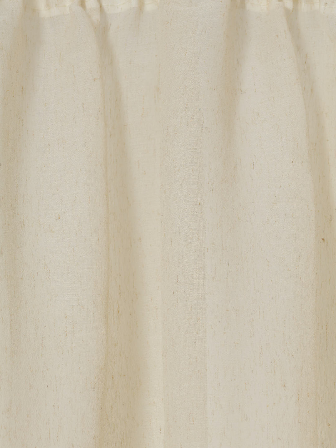 Tape Extra Width & Extra Length Sheer Textured Curtain - Taupe