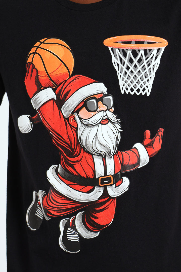 Boys Christmas Tee - Black