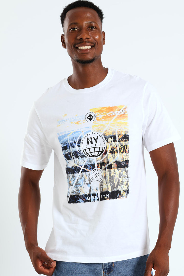 New York City Photo Tee - White