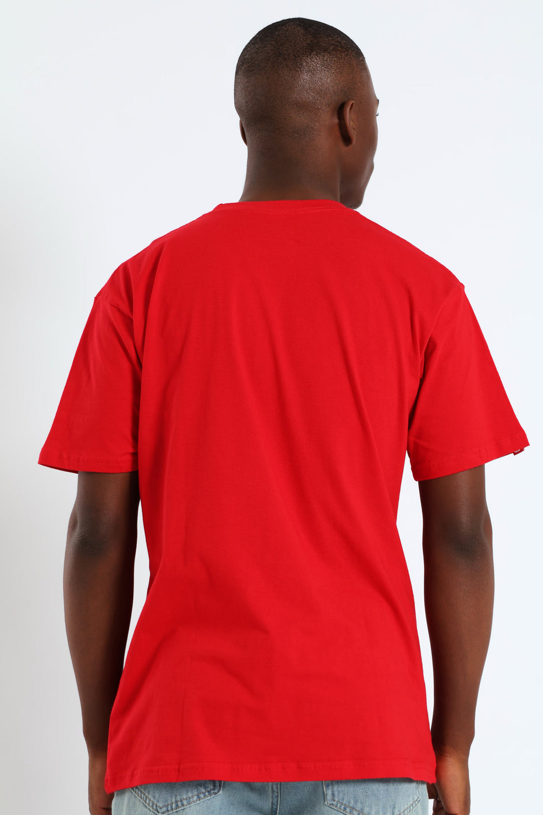 Multi Image Metallic Tee - Red