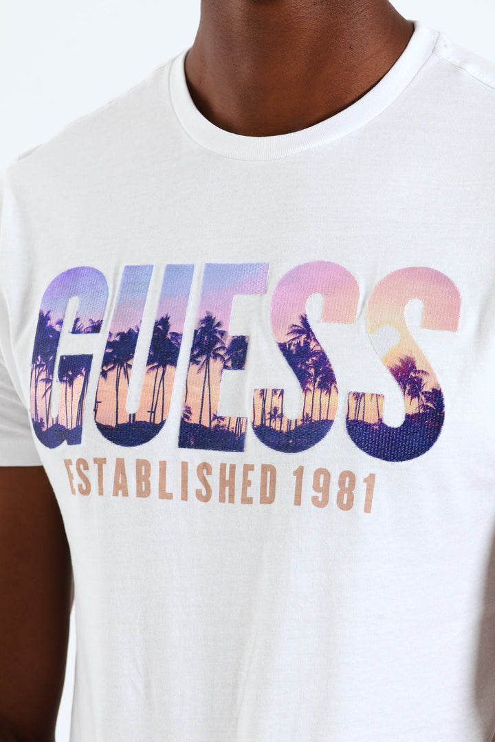 City Of Palms Tee - White