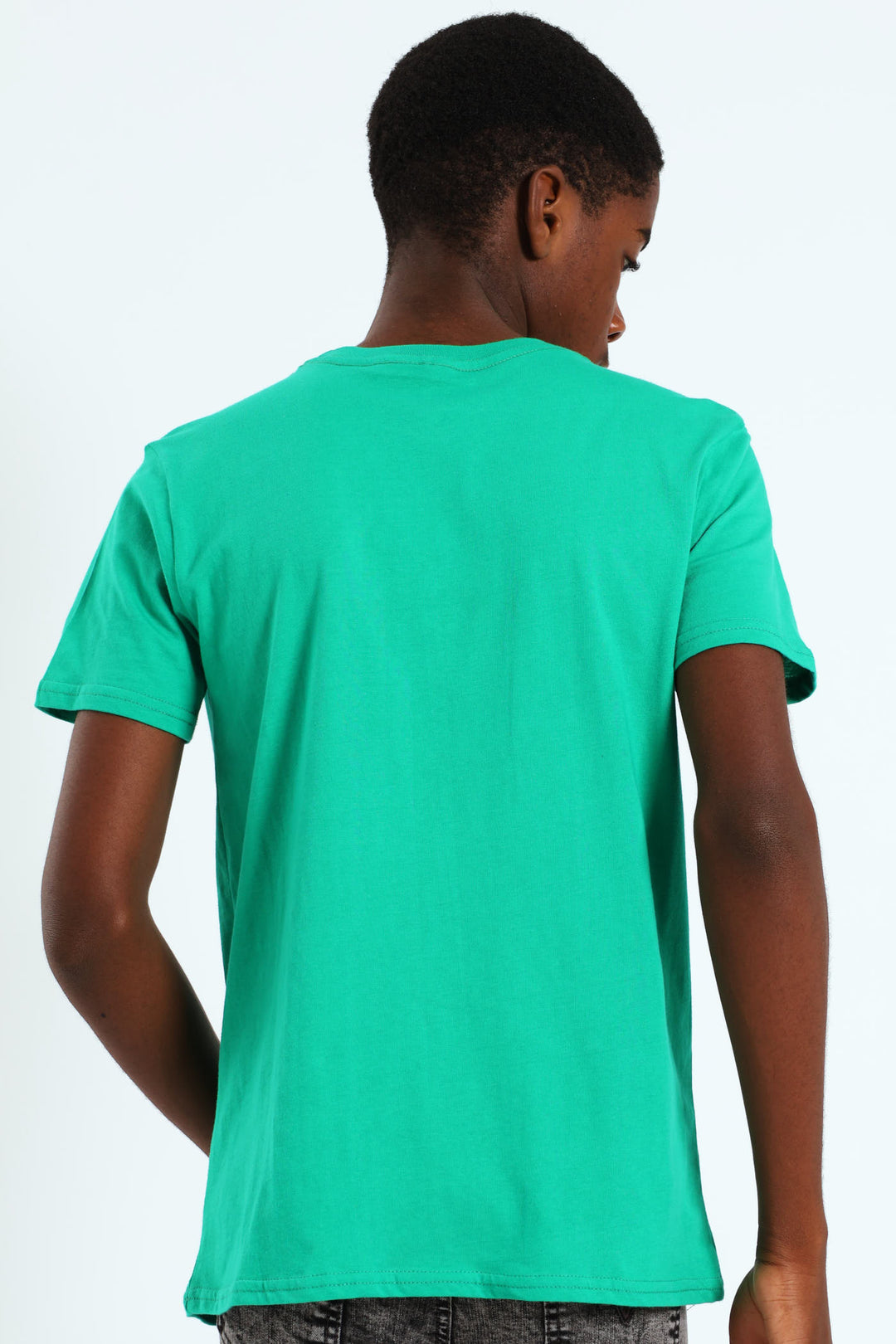 Boys LA Puff Print Tee - Green