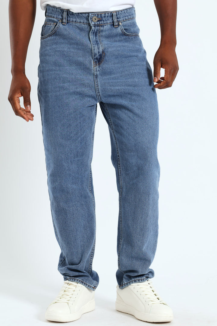 Loose Denim Jean - Light Wash