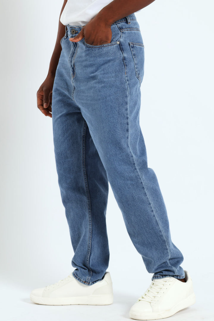 Loose Denim Jean - Light Wash