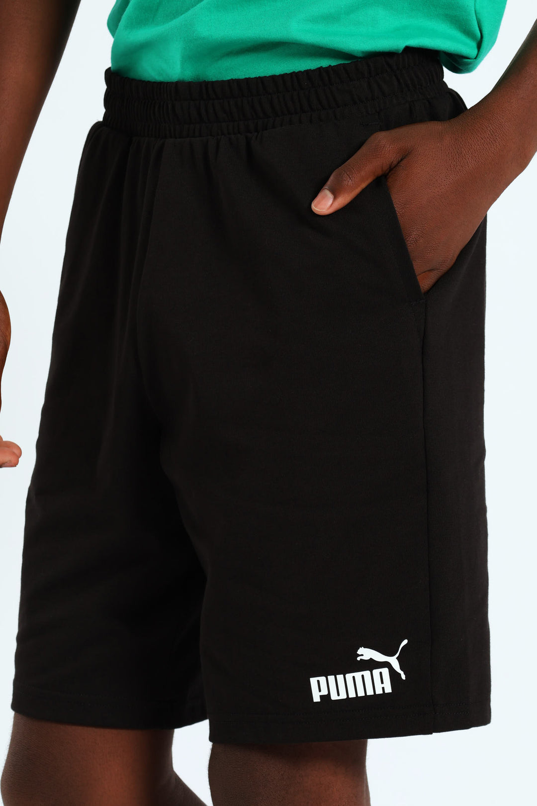 Boys Essential Jersey Shorts - Black