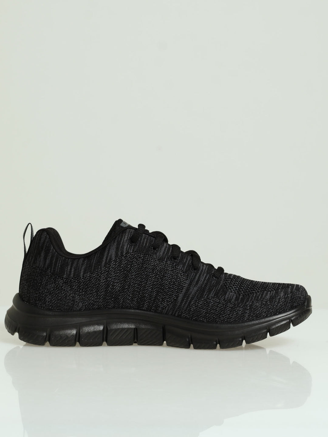 Track Lace Up Trainer - Black