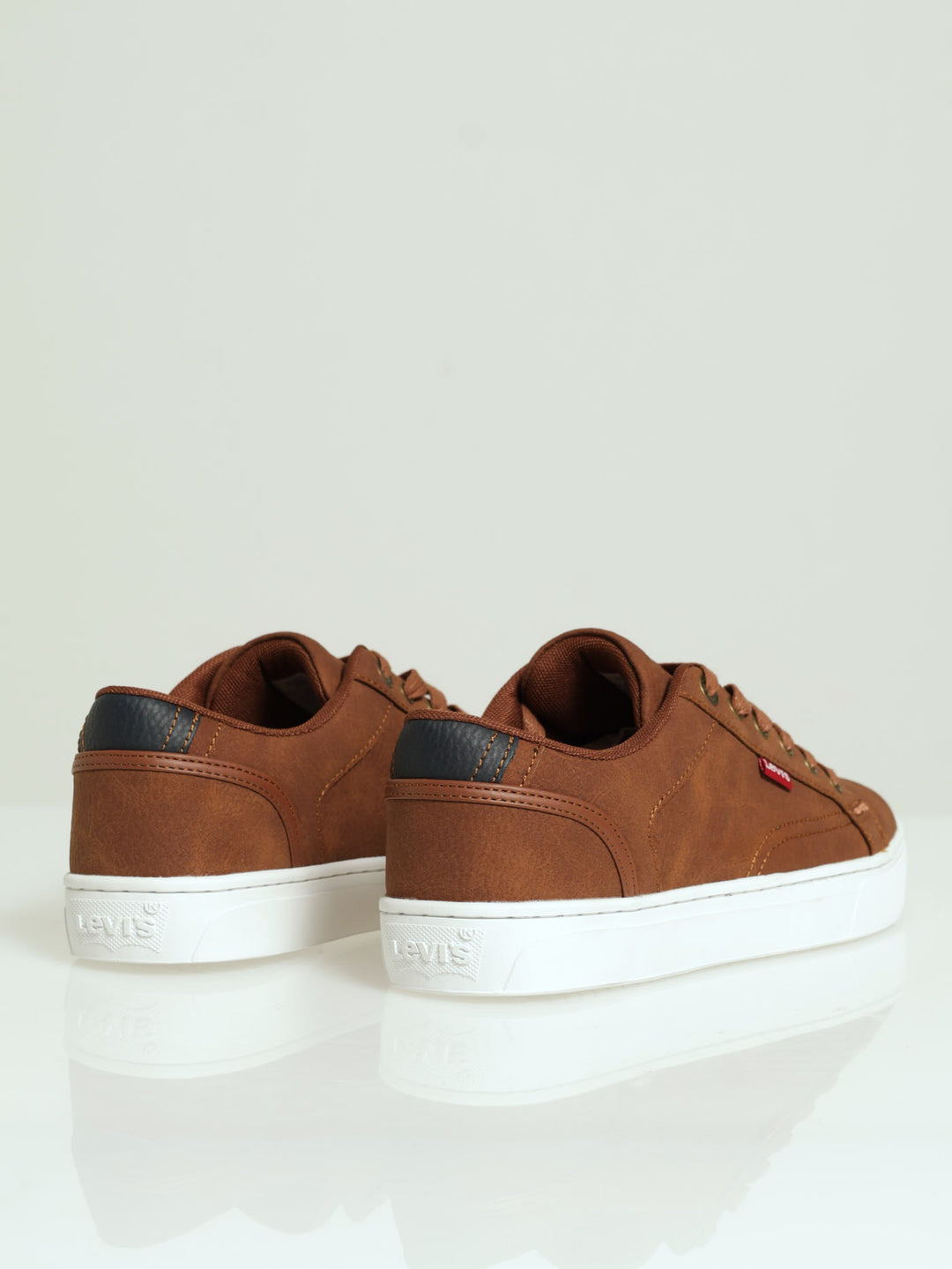 Courtright Panel Lace Up Sneaker - Brown