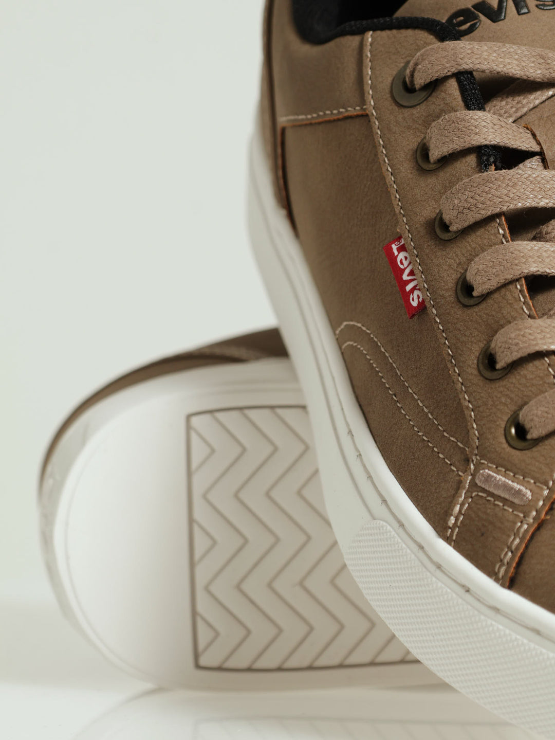 Courtright Panel Lace Up Sneaker - Sand