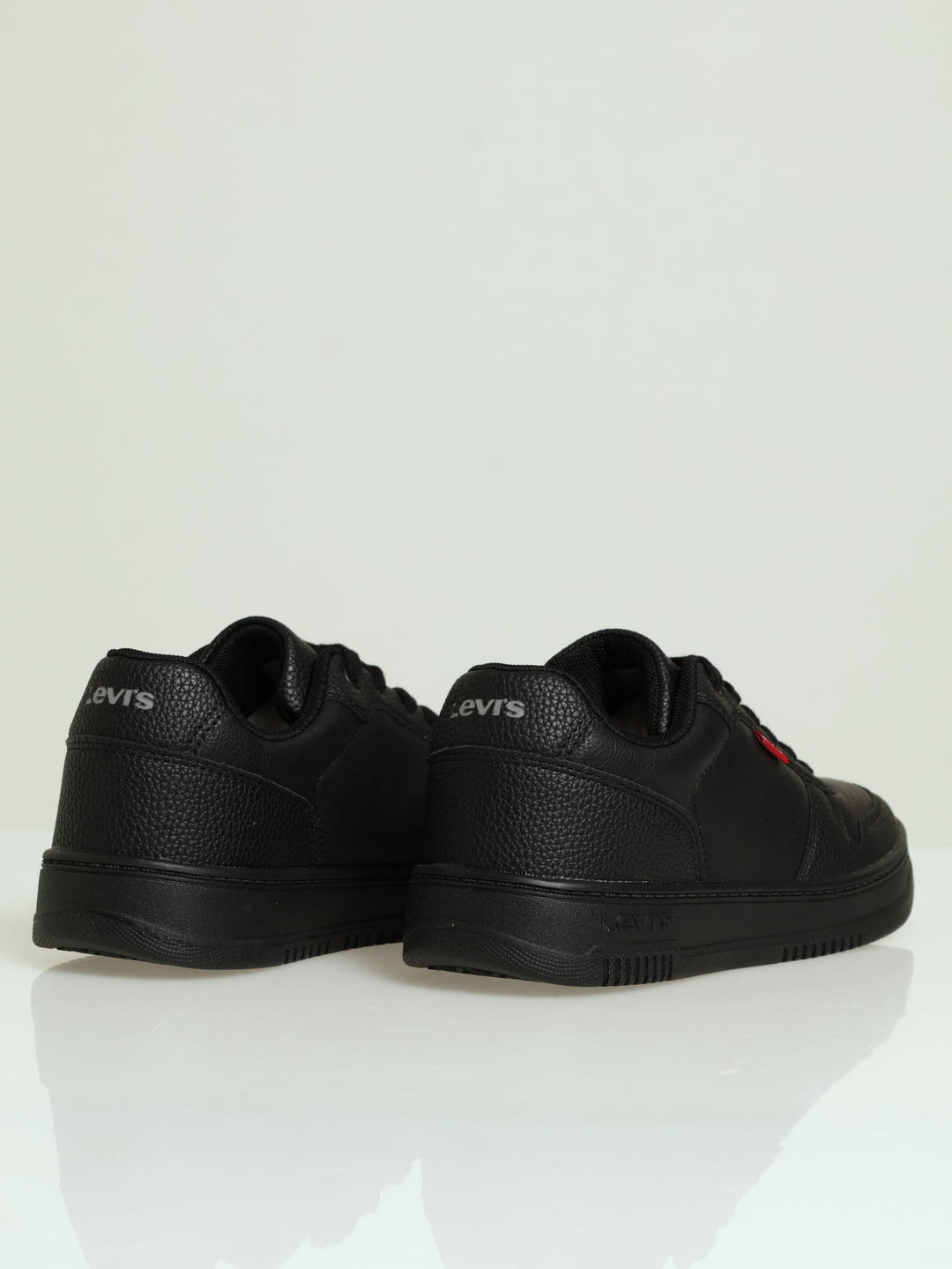 Drive Perforated Panel Lace Up Sneaker - Black