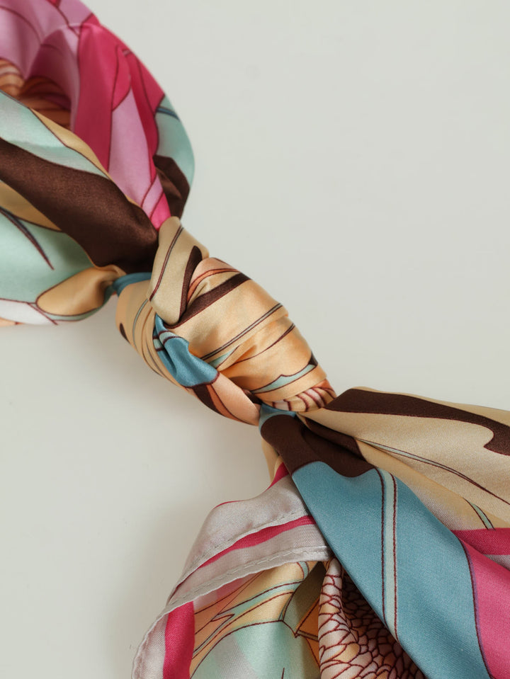 Protea Satin Feel Scarf - Pink