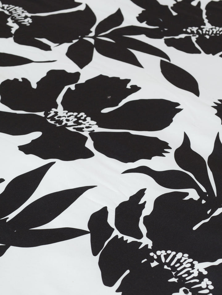 Floral Duvet - Black