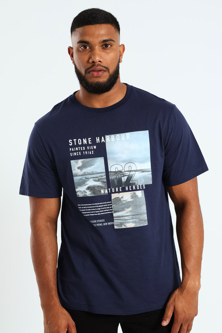 Nature Tee - Navy