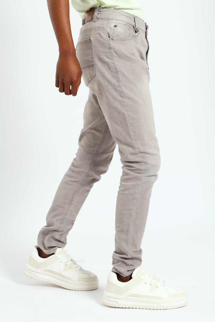 Super Skinny Basic Denim Jean - Light Grey