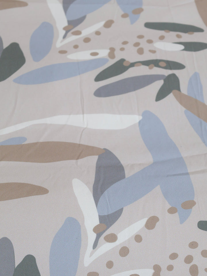 Abstract Leaf Duvet - Coral