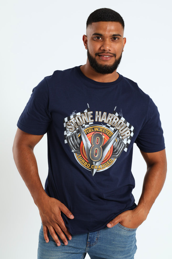 Old Guys Rule Tee - Navy