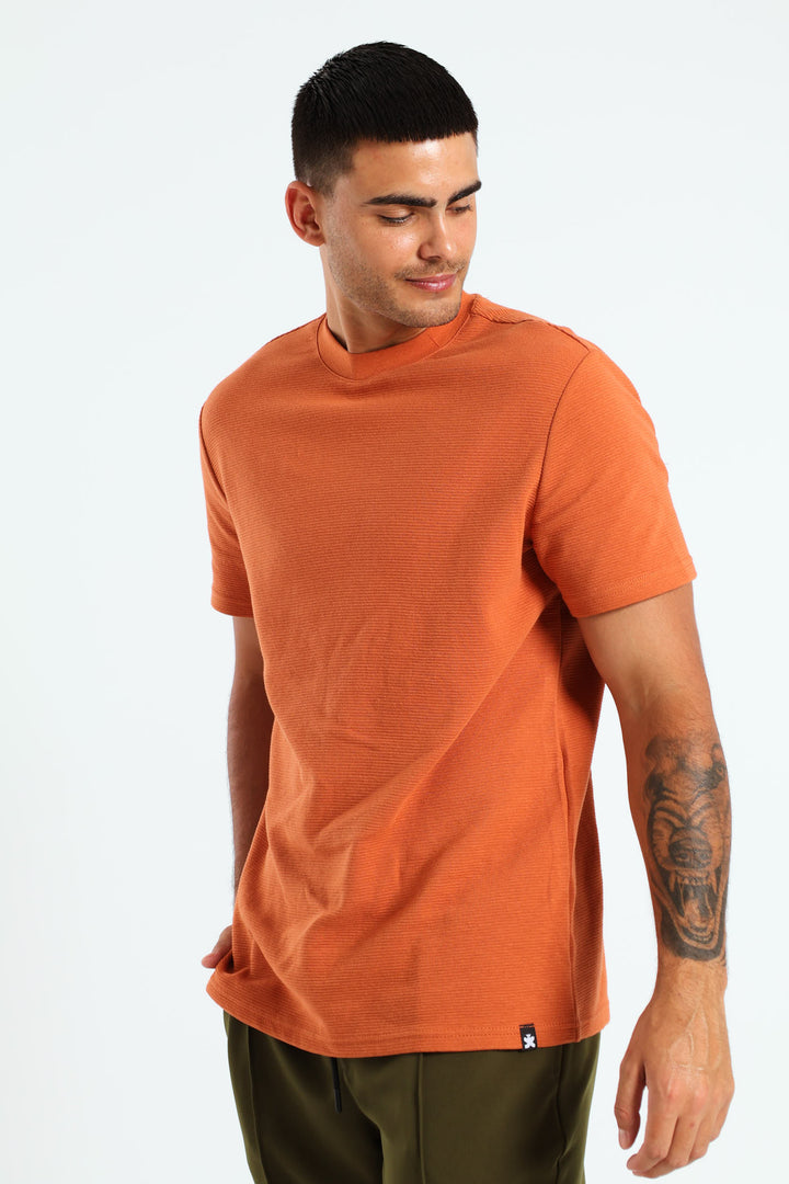 Ottoman Crew Tee - Rust