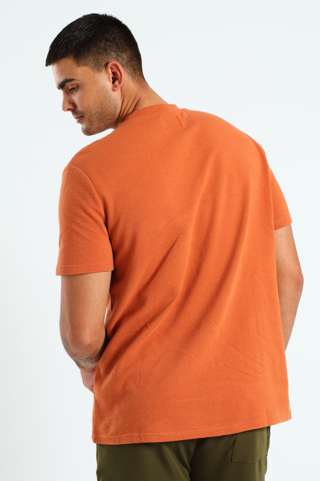 Ottoman Crew Tee - Rust