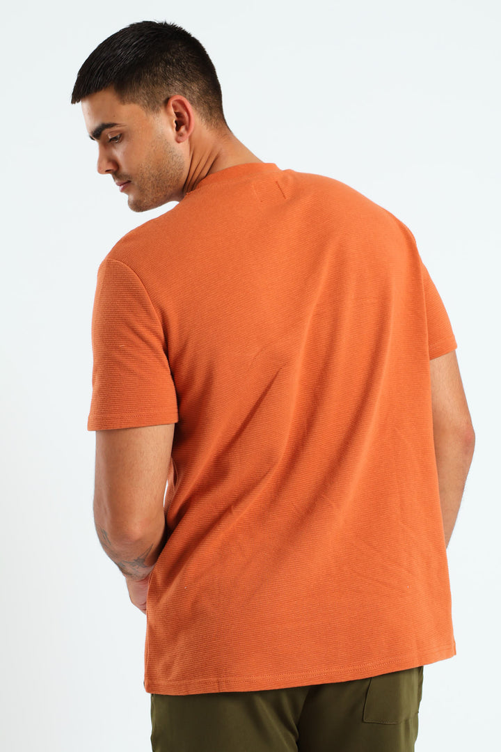 Ottoman Crew Tee - Rust