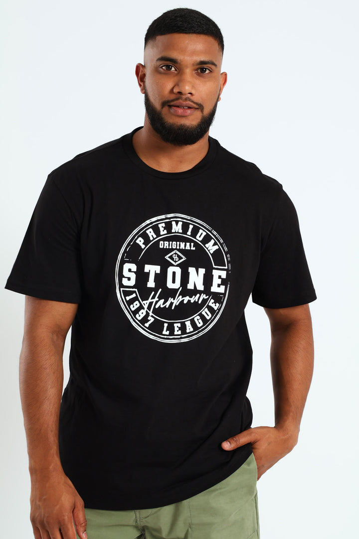 Premium Stone Tee - Black