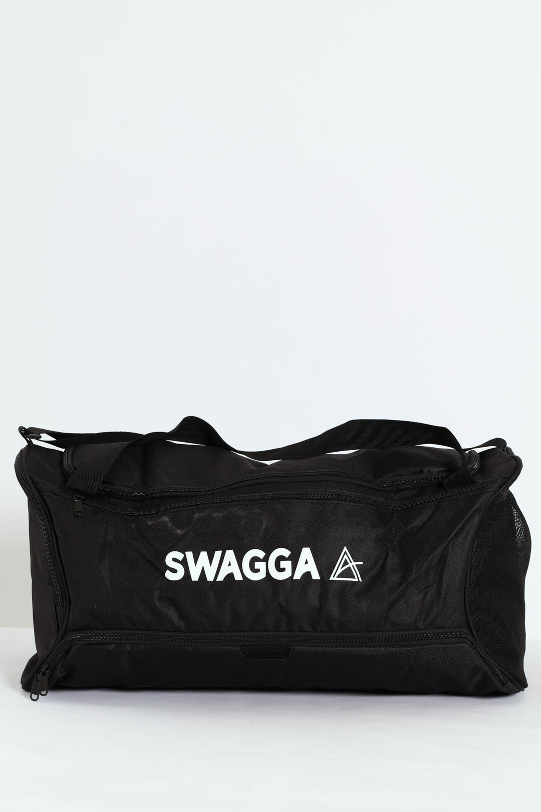 High Density Print Duffel Bag - Black