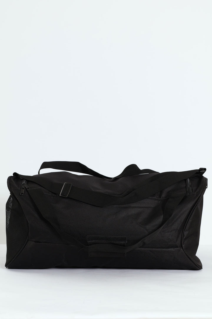 High Density Print Duffel Bag - Black