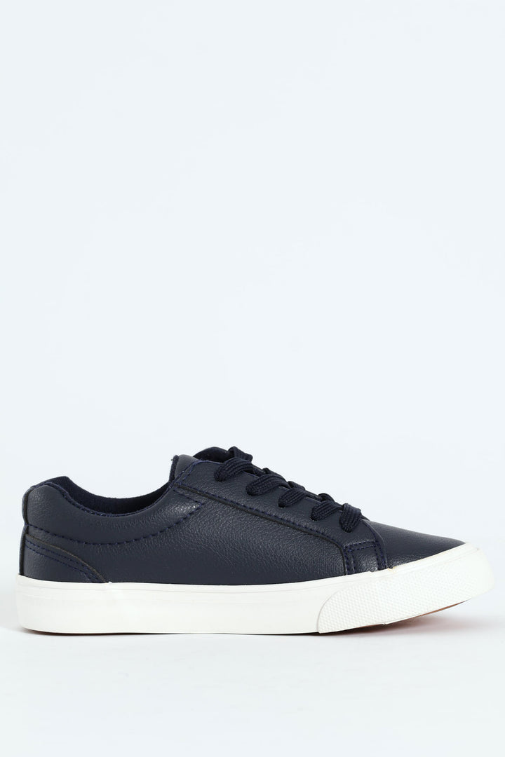 Boys Vulcanised Sneaker - Navy