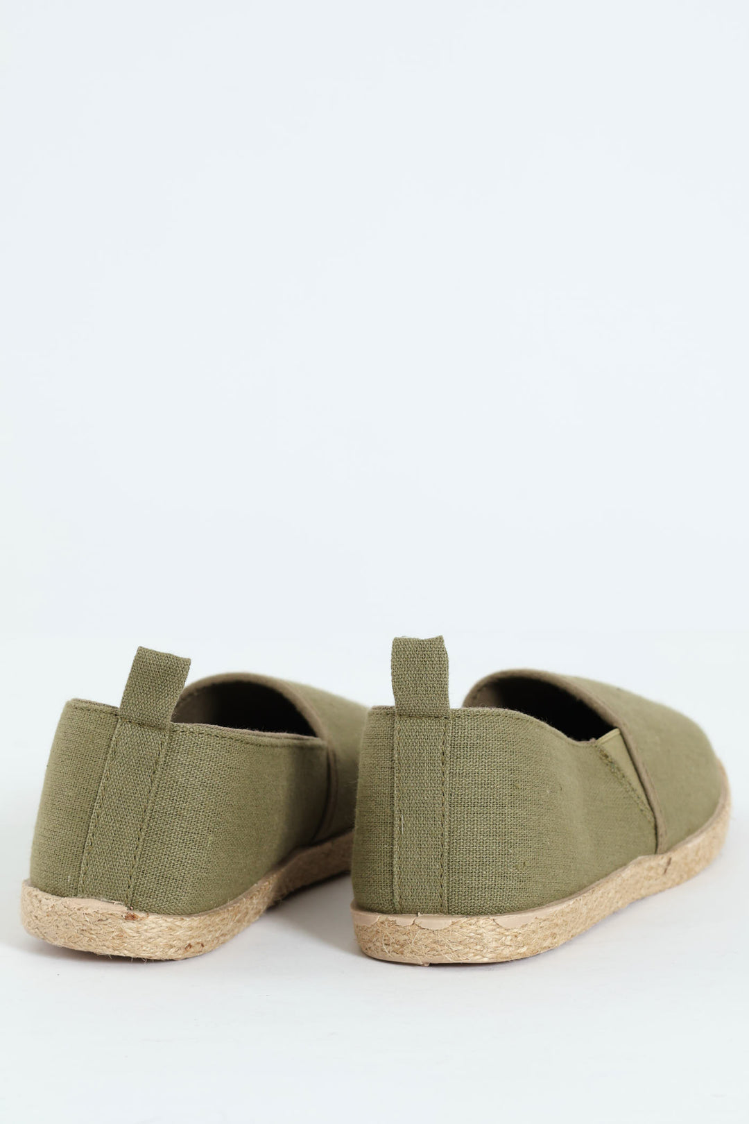 Boys Espadrille Slip On - Olive