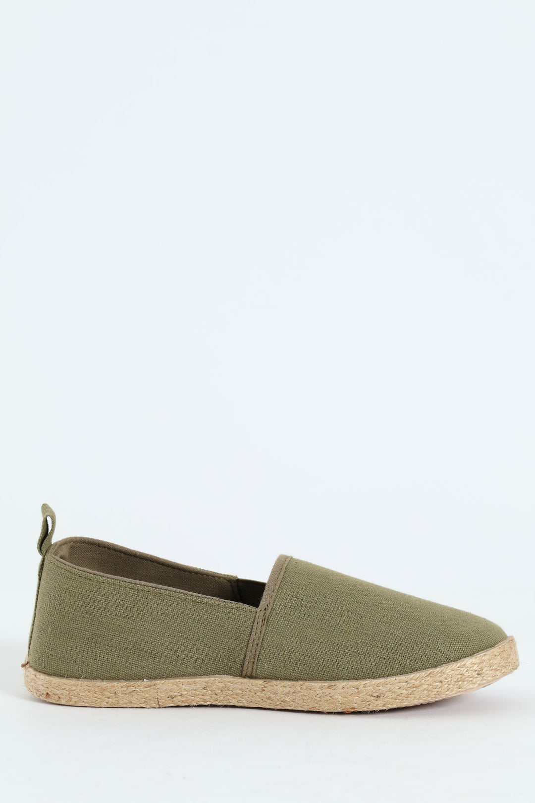 Boys Espadrille Slip On - Olive