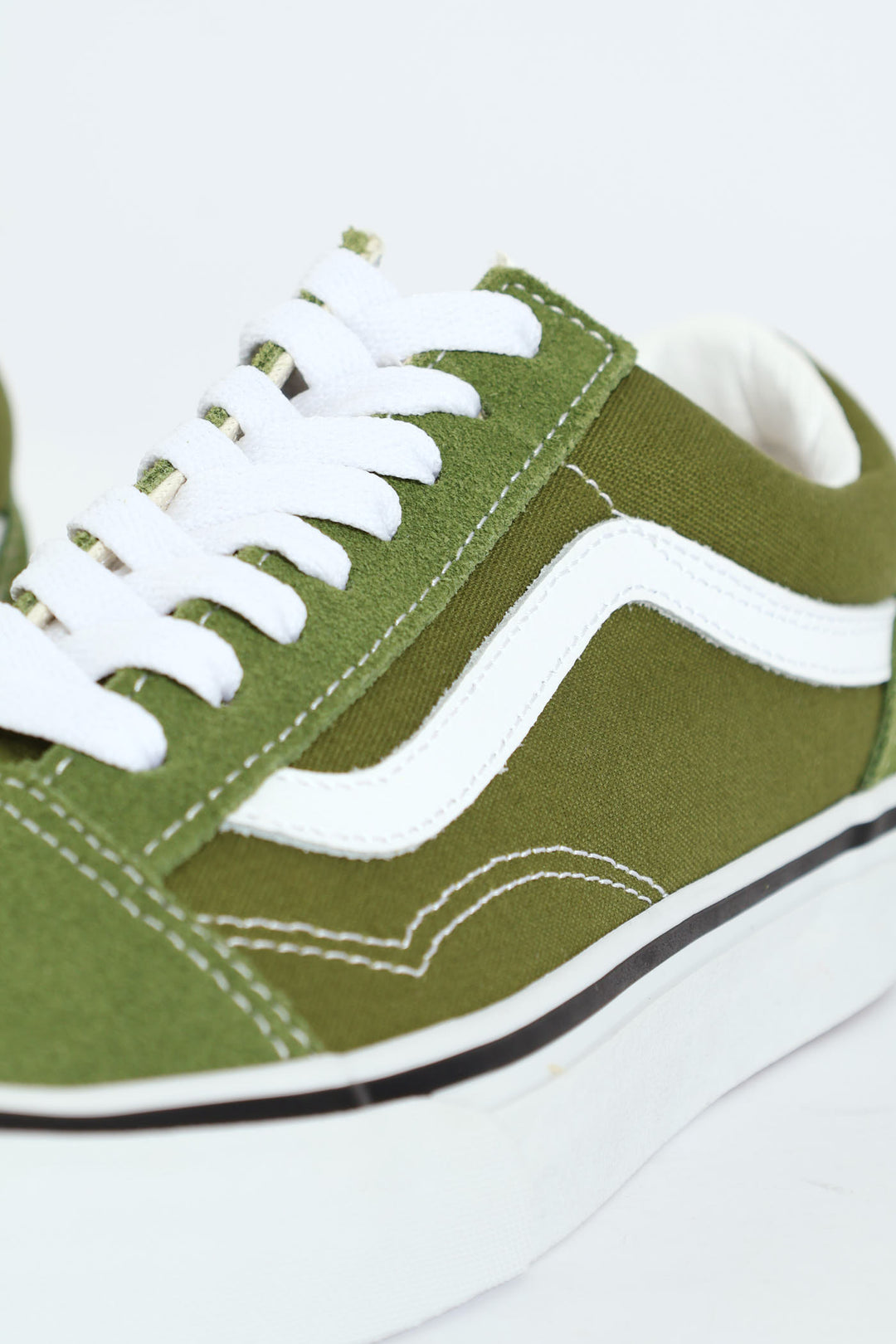 Old Skool Vulcanised Lace Up Sneaker - White/Green