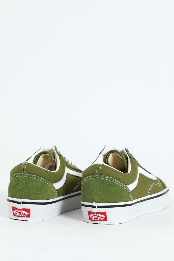 Old Skool Vulcanised Lace Up Sneaker - White/Green