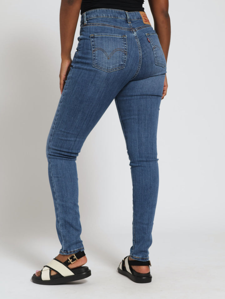 721 High Rise Skinny Easy Does It Now Denim Jeans - Light Wash