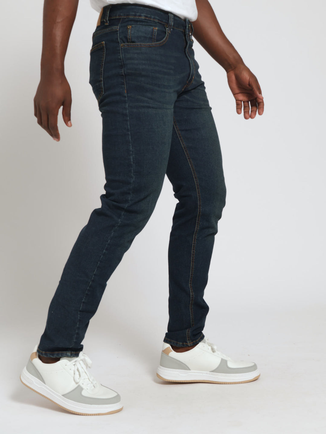 Skinny Denim Jeans - Dark Blue