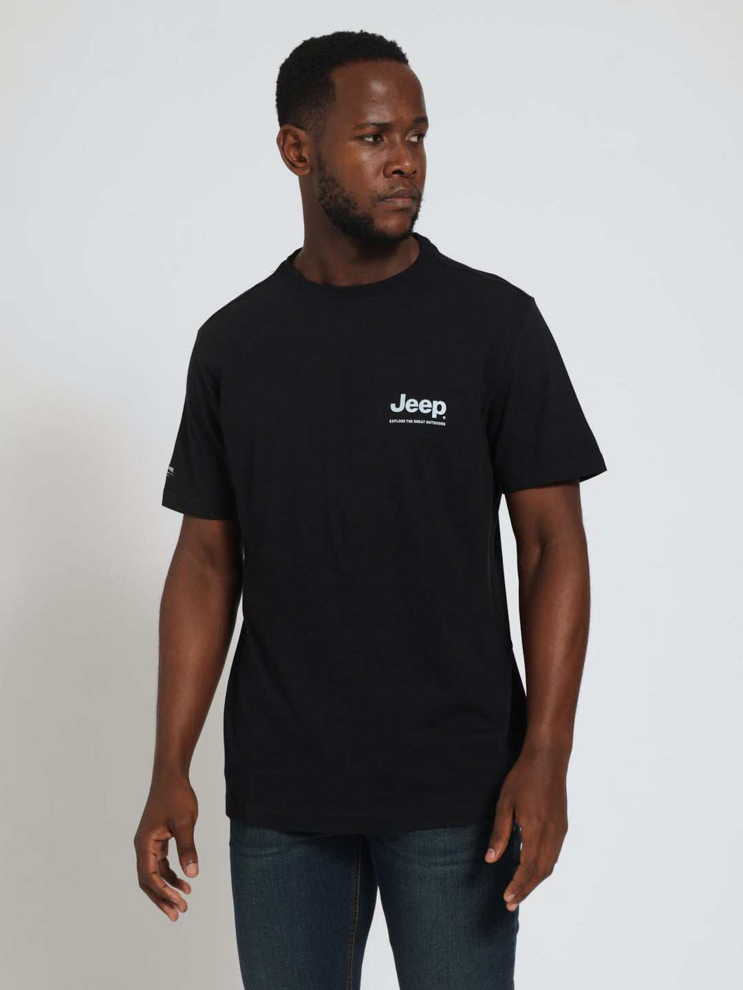 Fashion Front & Back Grapic Tee - Black