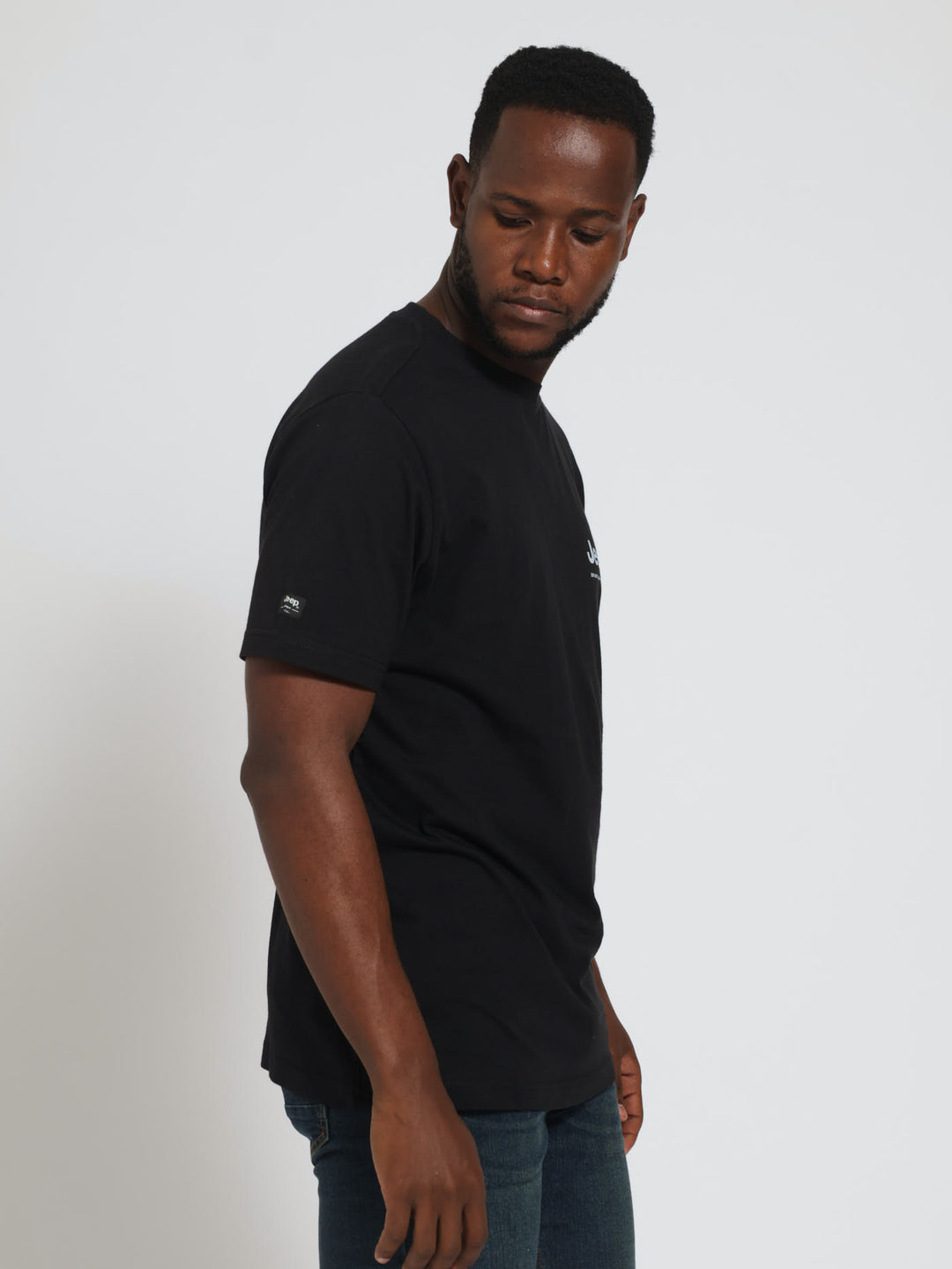 Fashion Front & Back Grapic Tee - Black