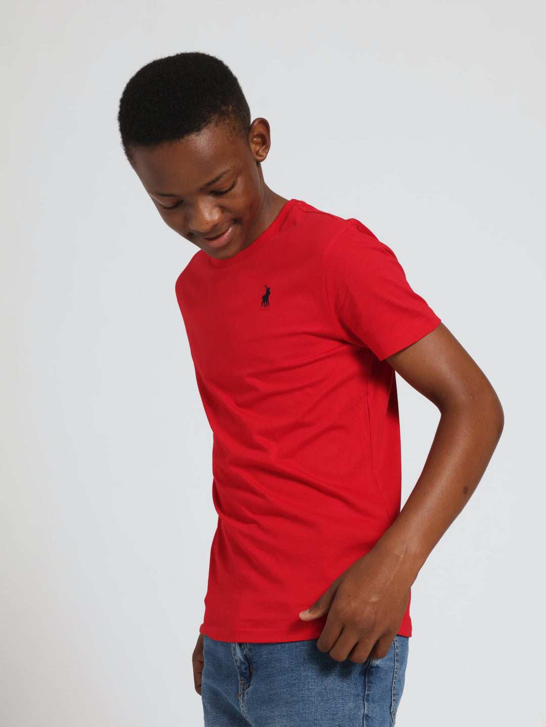 Boys Rick Core Tee - Red