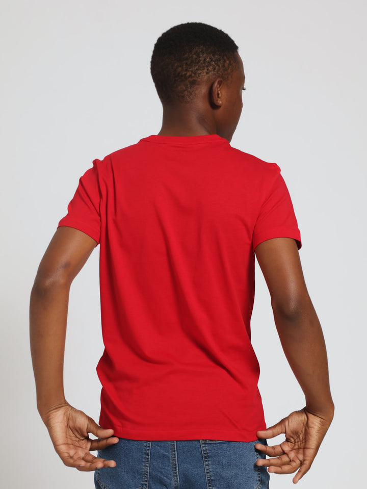 Boys Rick Core Tee - Red