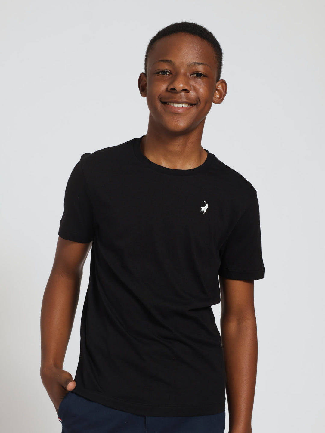 Boys Rick Core Tee - Black