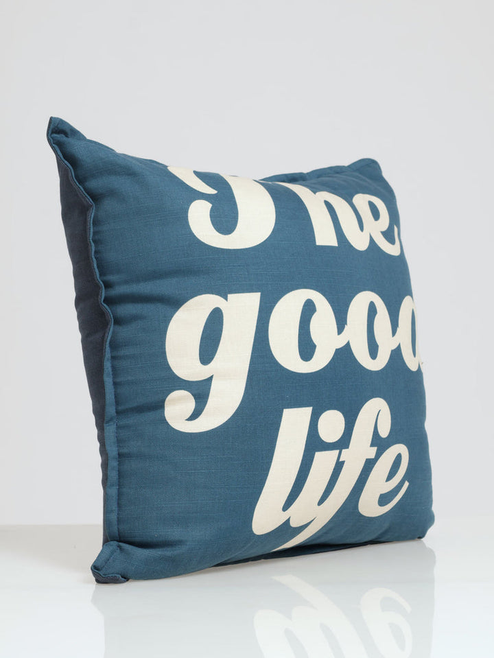 The Good Life Scatter Cushion 50x50cm - Denim