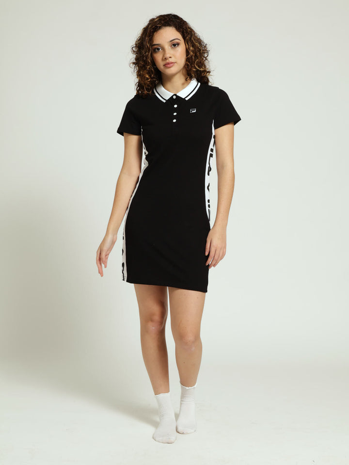 Sophia Golfer Dress - Black