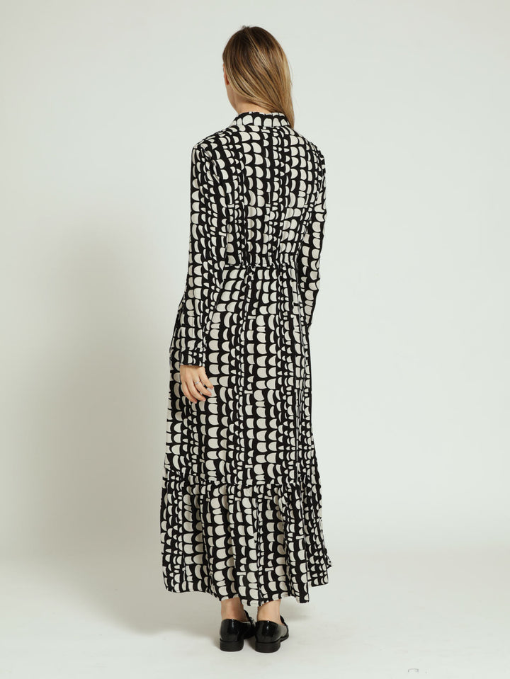 Long Sleeve Tiered Dress