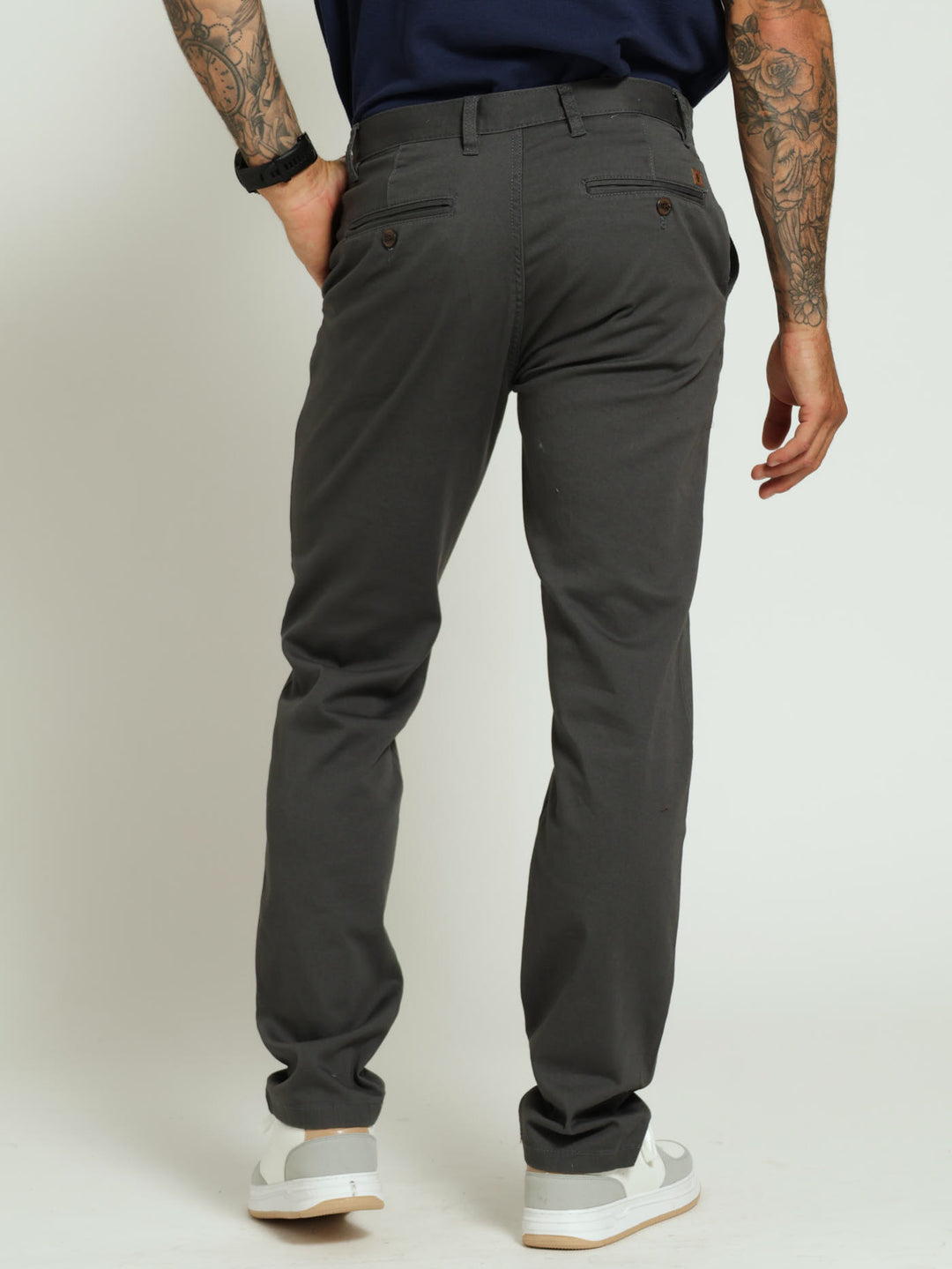 Slim Fit Chino - Charcoal