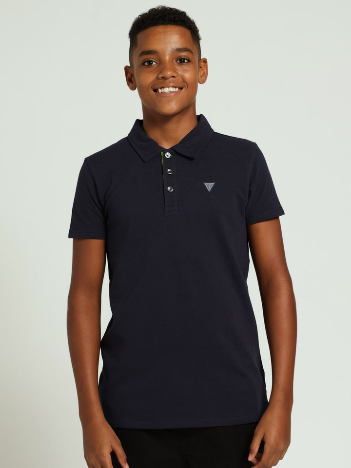 Boys Smart Core Polo Golfer - Blue