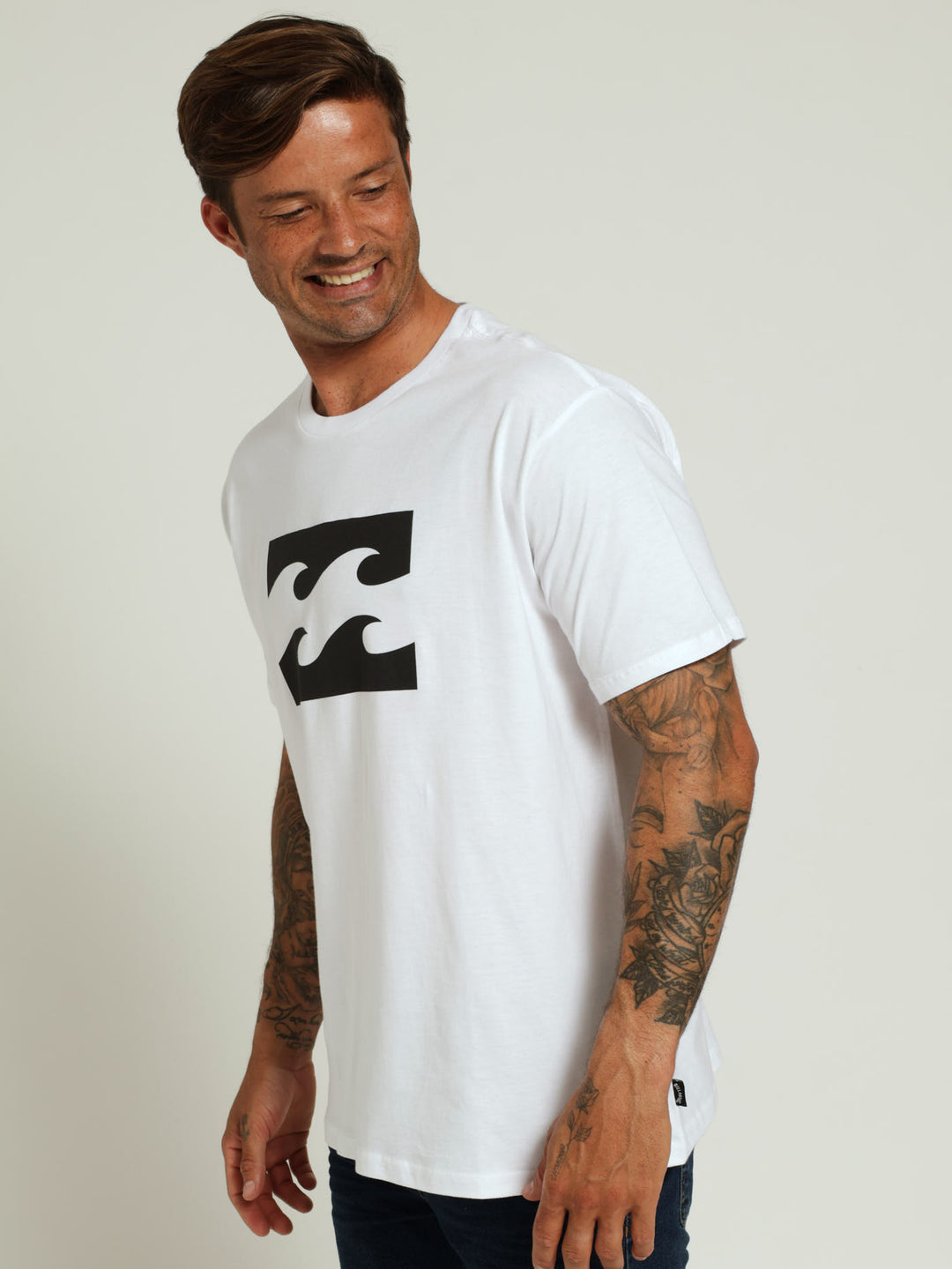 Team Wave Tee - White