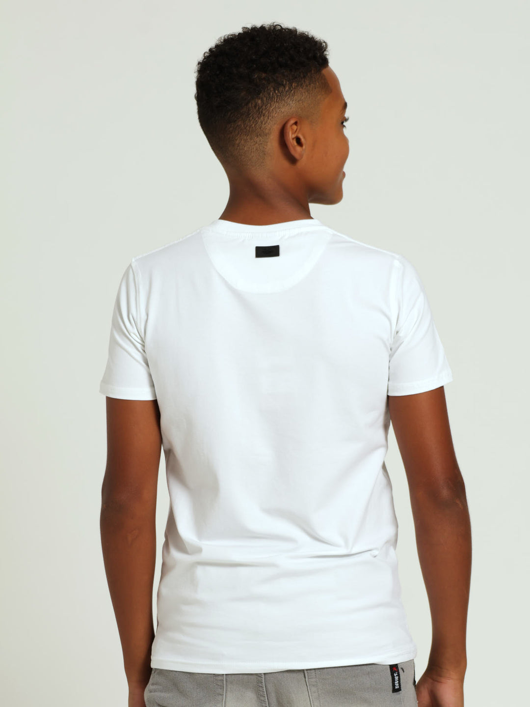 Boys Roar Tee - White