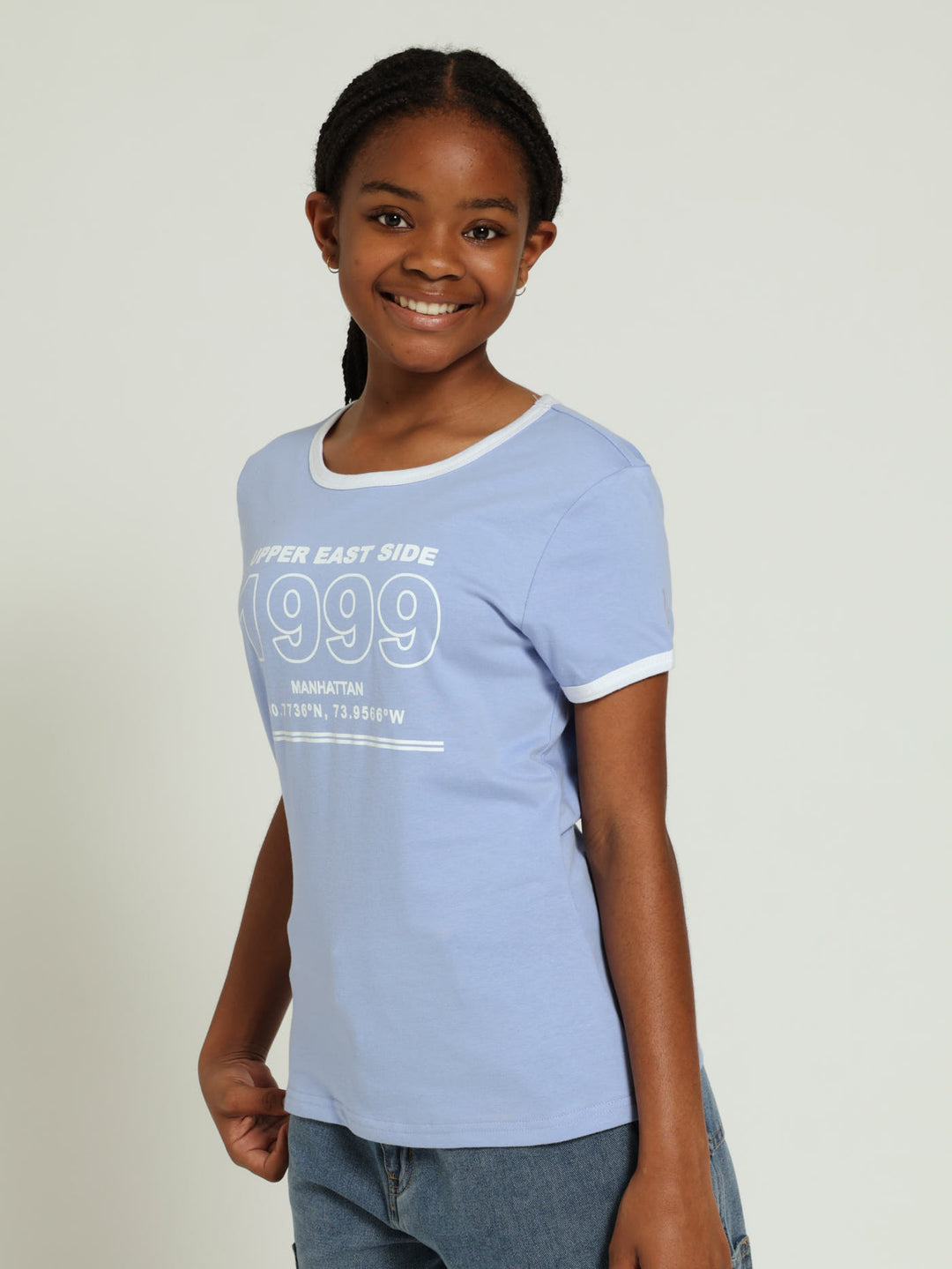 Girls Regular Tee - Blue