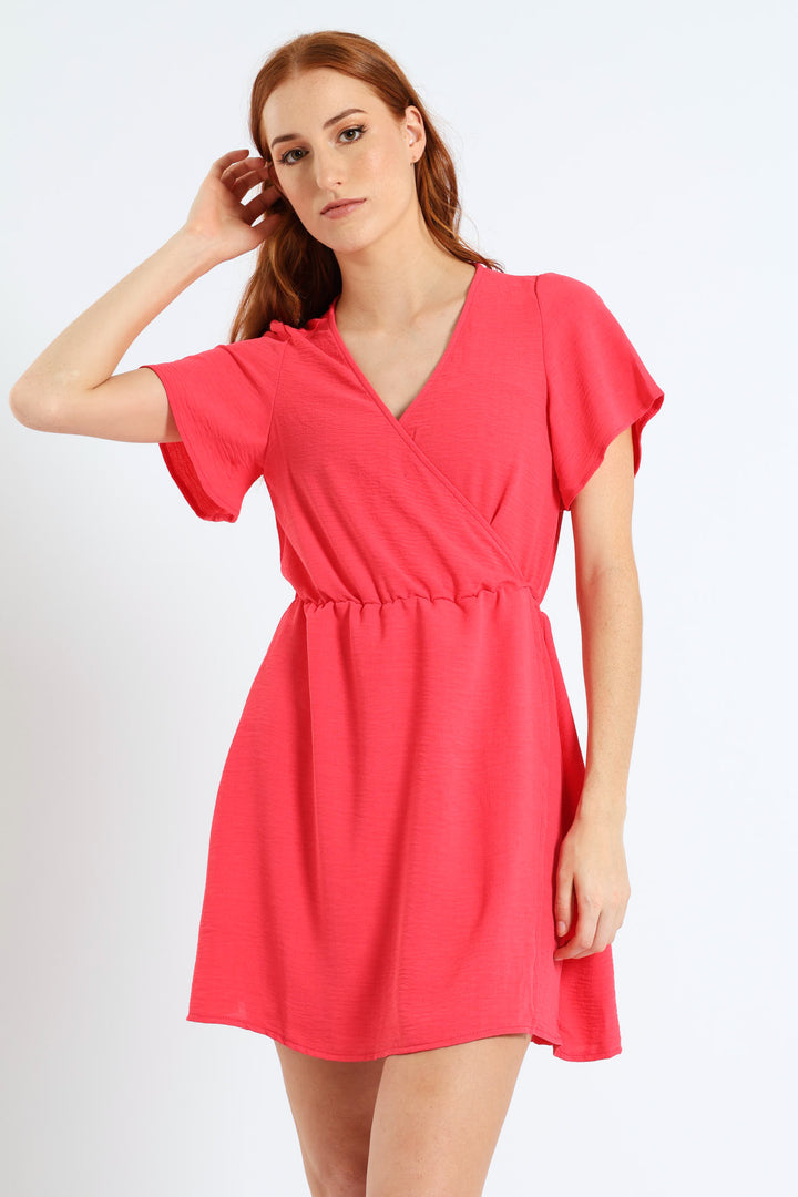 Vision Of Summer Dress - Dark Pink