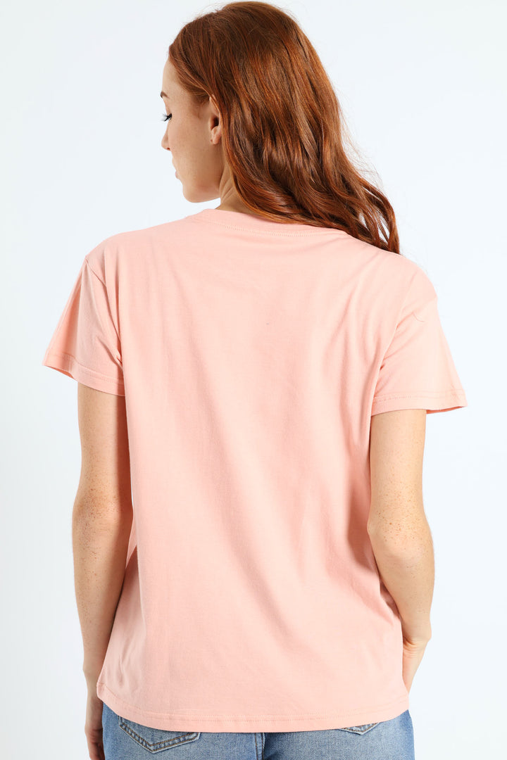 Society Tee - Peach