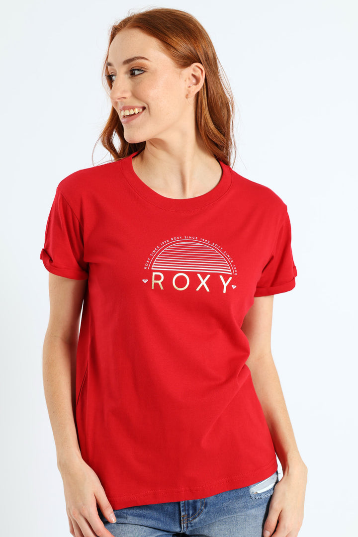 Sparkle Evening Tee - Coral